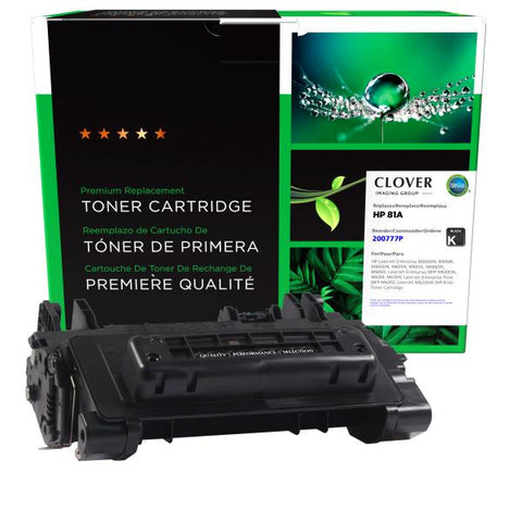 Clover Technologies Group, LLC Remanufactured Toner Cartridge (Alternative for HP CF281A 81A) (10500 Yield)